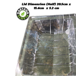 5 x Half Size Seed Tray Propagator With Watering Holes