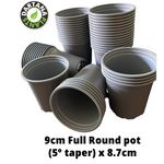 9cm Plant Pots Royal Grey - 10 to 50 pots FREE P&P
