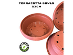 3 x 23cm Terracotta Bulb Bowls perfect for Bulbs, Alpines, Bonsai