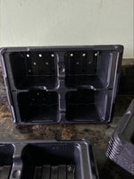 10 x 4 Cell Bedding Pack Plug Plant Half Size Seed Tray with Holes