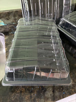 3 x Full Size Seed Tray Propagator With Watering Holes