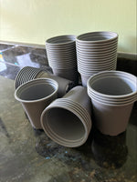 9cm Plant Pots Royal Grey - 10 to 50 pots FREE P&P