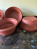 30cm Terracotta Bulb Bowls perfect for Bulbs, Bonsai, Plants 1,2,3 or 5 FREE P&P