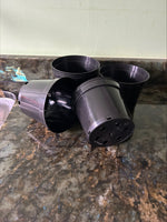 30 x 1.5 Litre Plant Pots Injection Moulded - Black