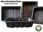 5 x Seed Trays (Half Size) With Watering Holes