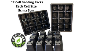 20 x 12 Cell Bedding Pack Plug Plant Half Size Seed Tray with Holes