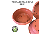 20cm, 23cm, 27cm & 30cm Terracotta Bulb Bowls perfect for Bulbs, Alpines, Bonsai