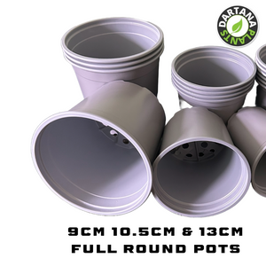 9cm -13cm Plant Pots Royal Grey