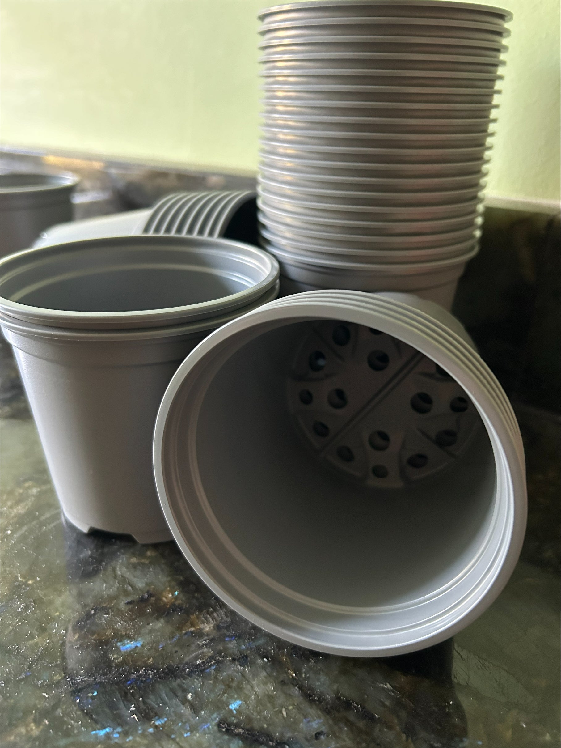 50 x 10.5 cm Plant Pots Royal Grey