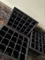 20 Cell Bedding Pack Plug Plant Half Size Seed Tray with Holes - Various