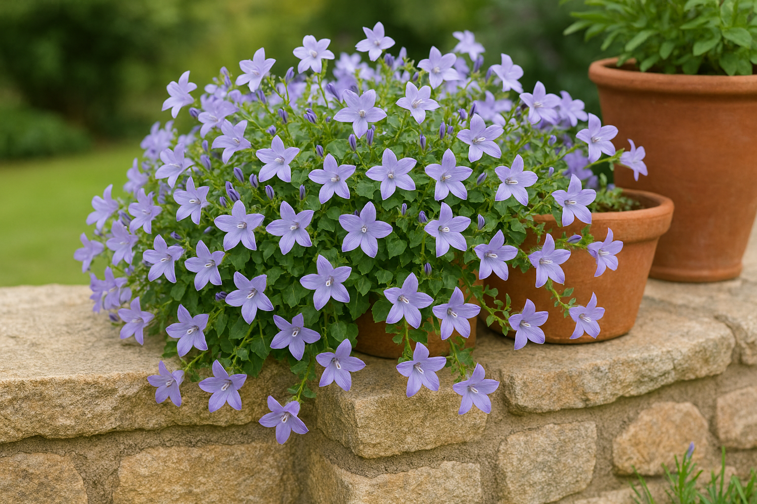 Campanula ‘Mrs Resholt’: The Cascading Blue Bellflower for Walls, Steps & Pots (UK Guide 2026)