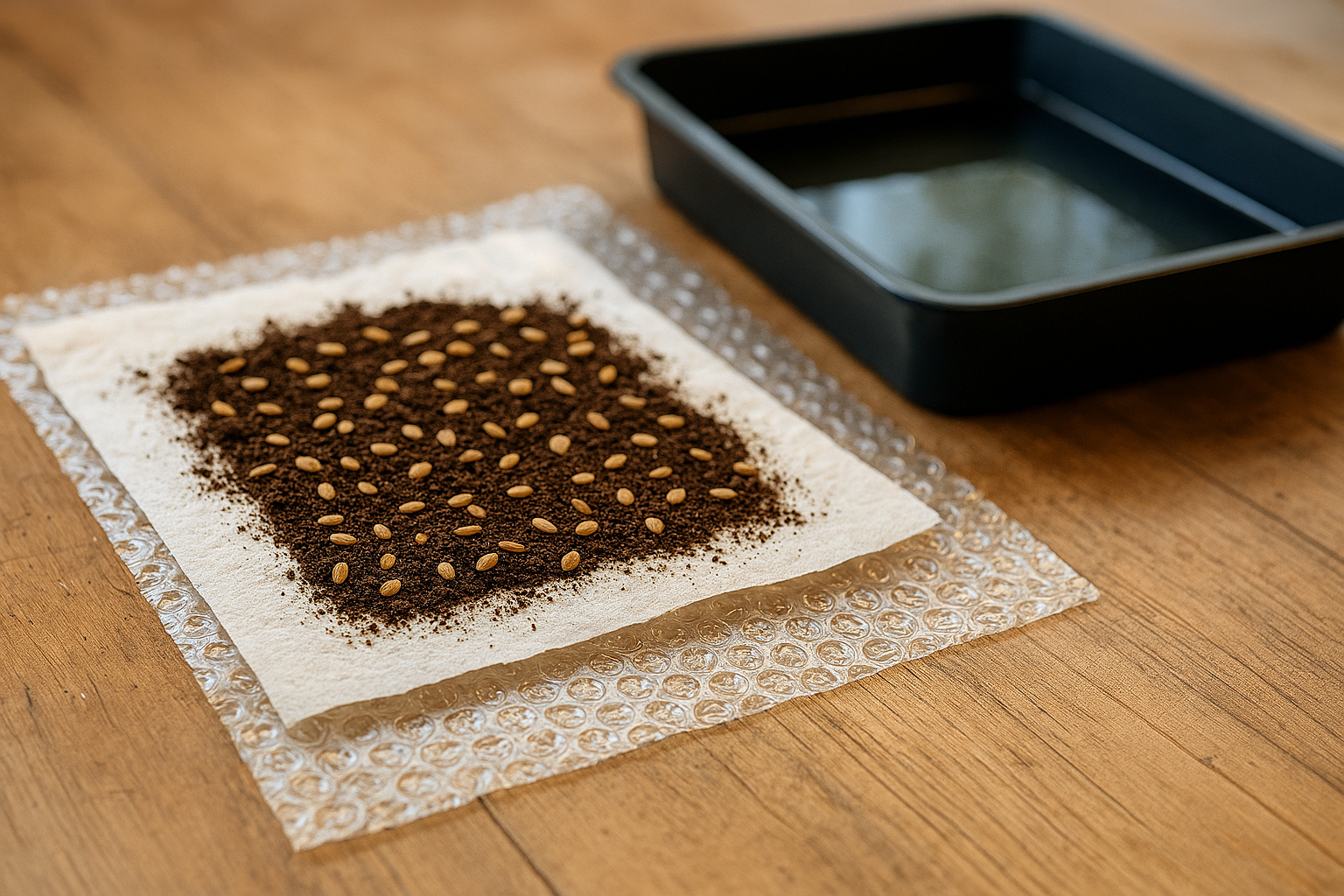 🌱 How to Sow Seeds Using Bubble Wrap, Compost & Capillary Watering