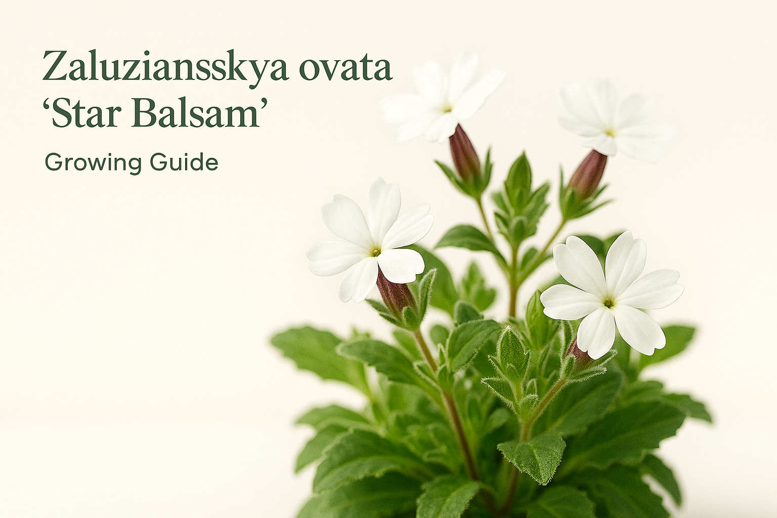 Zaluzianskya ovata 'Star Balsam' – Growing Guide