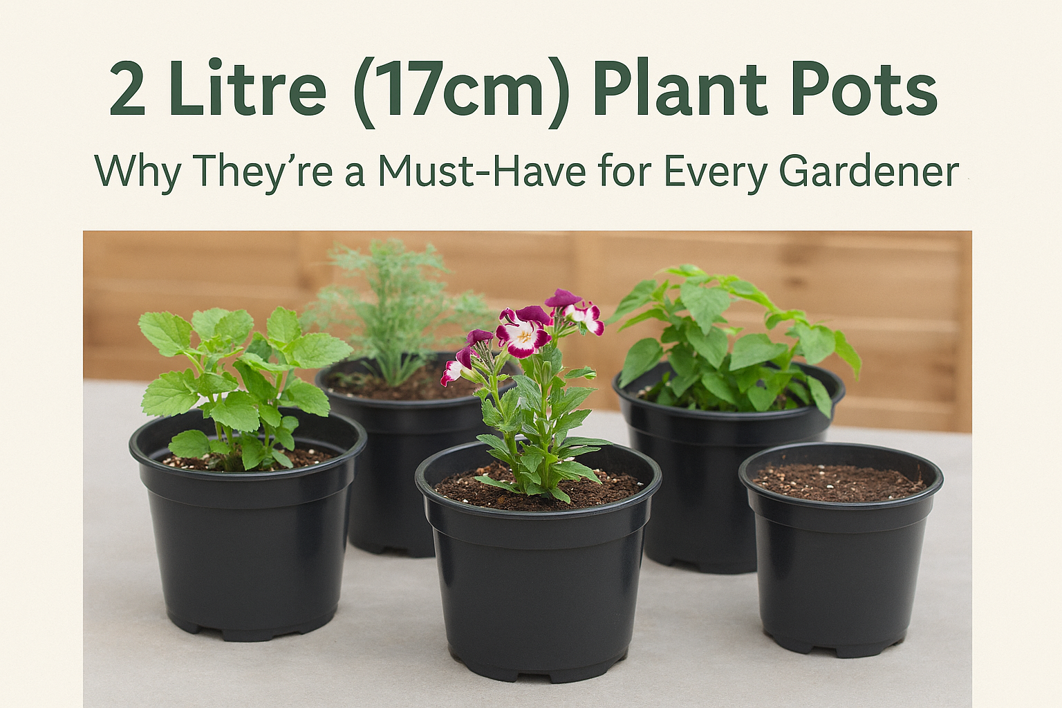 2 Litre (17cm) Plant Pots – Why They’re a Must‑Have for Every Gardener