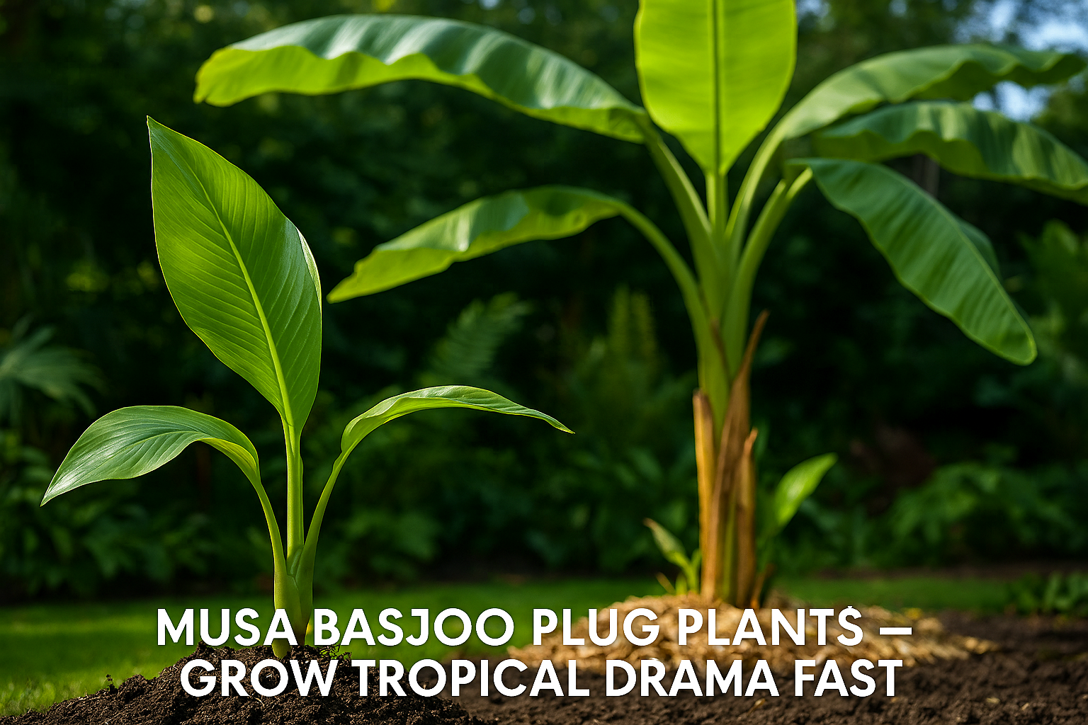 Musa Basjoo Plug Plants: How to Grow the Hardy Banana for a Lush Tropical Garden