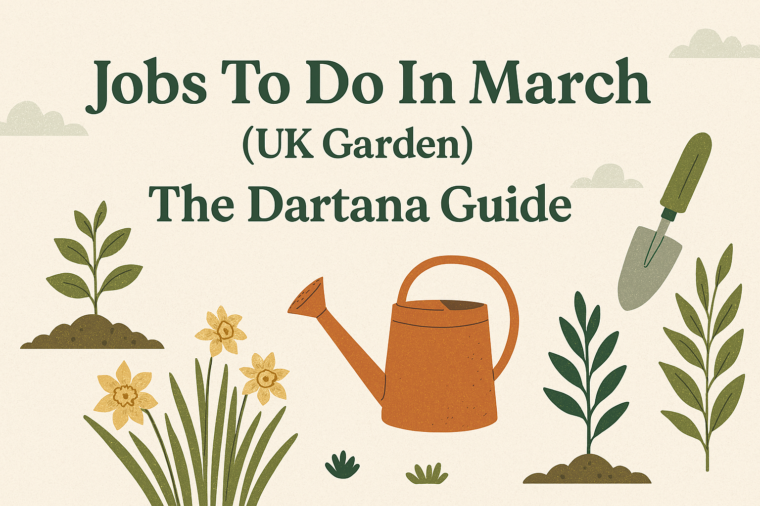 Jobs To Do In March (UK Garden): The Dartana Guide