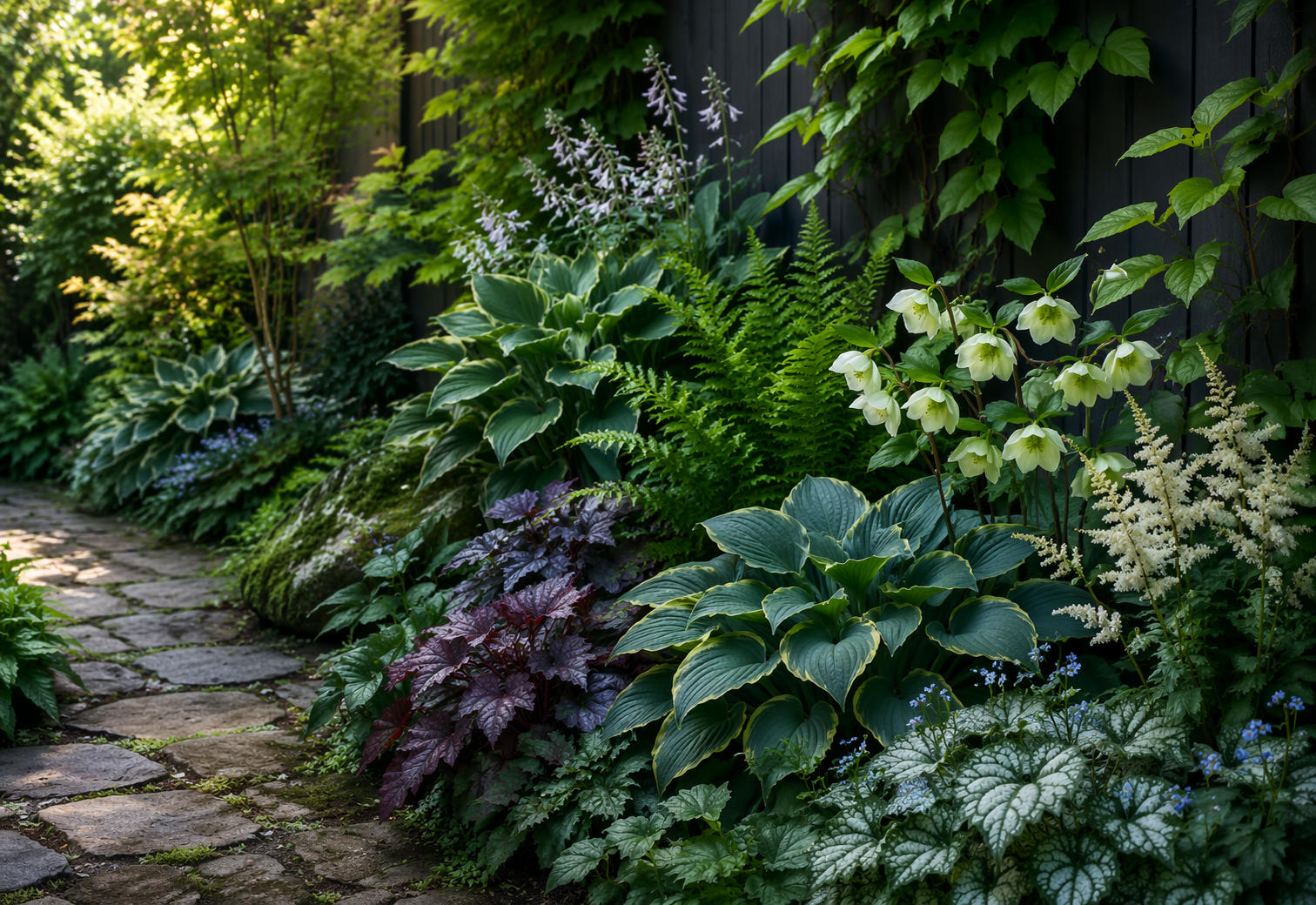Top Plants for North-Facing Gardens UK