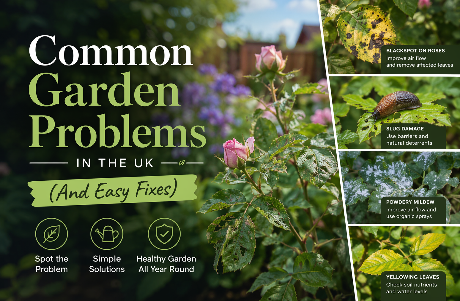 Common Garden Problems in the UK (And Easy Fixes)