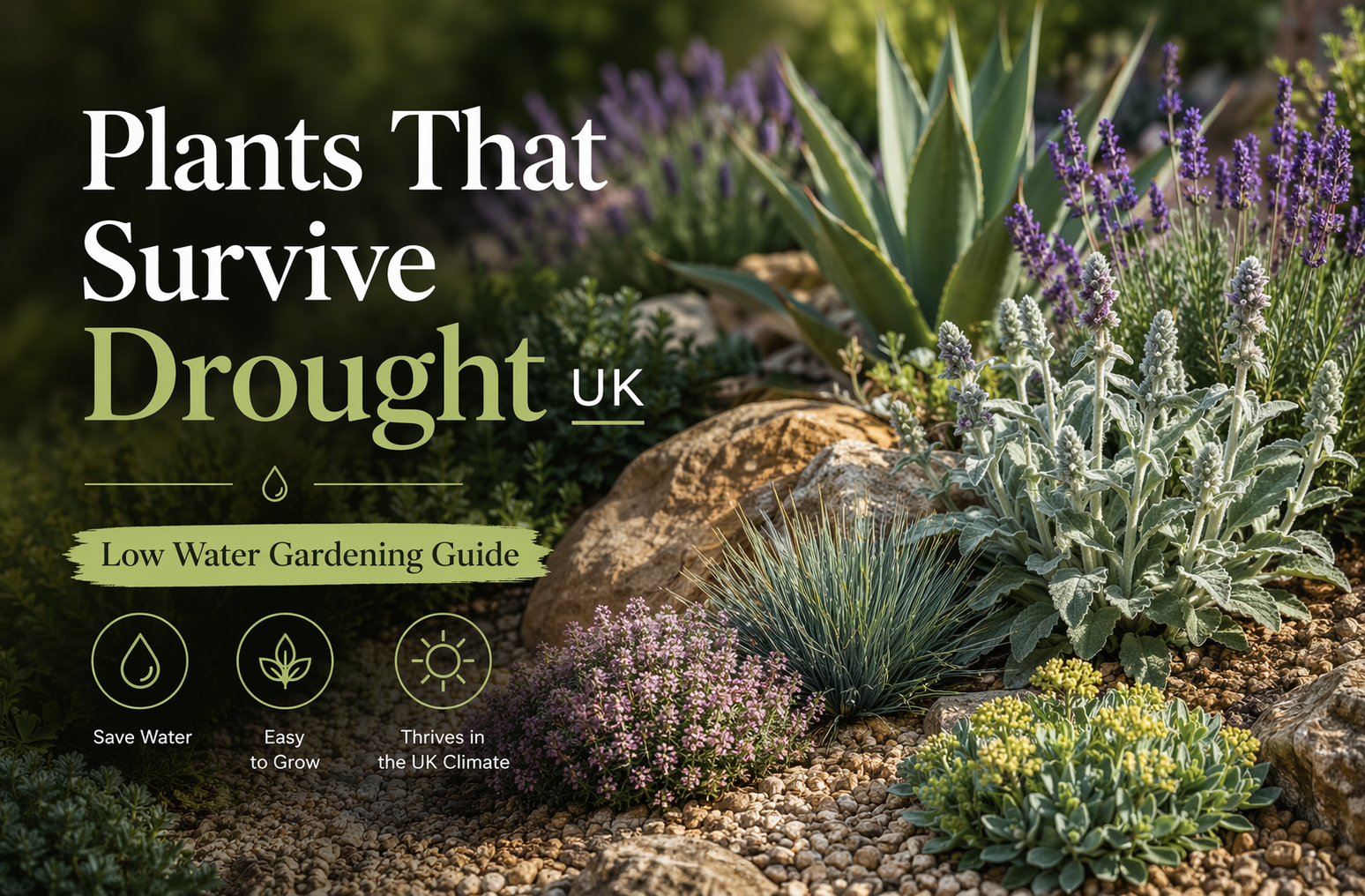 Plants That Survive Drought UK (Low Water Gardening Guide)