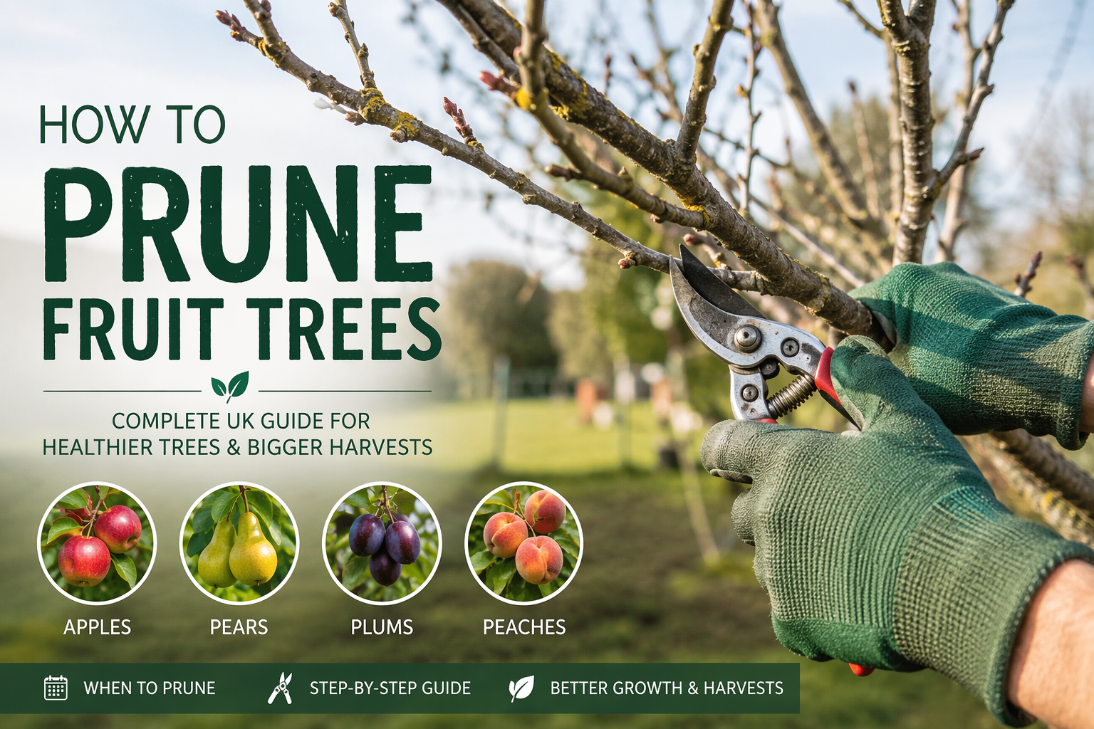 How to Prune Fruit Trees: Complete UK Guide for Healthier Trees & Bigger Harvests