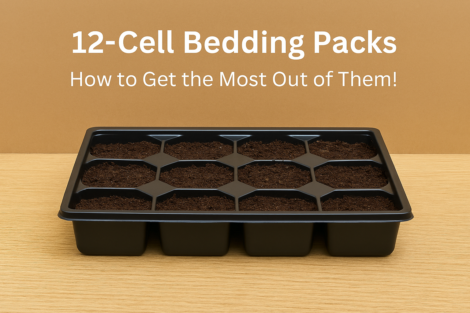 12 Cell Bedding Packs: The Easy Way to Grow Stronger Plants