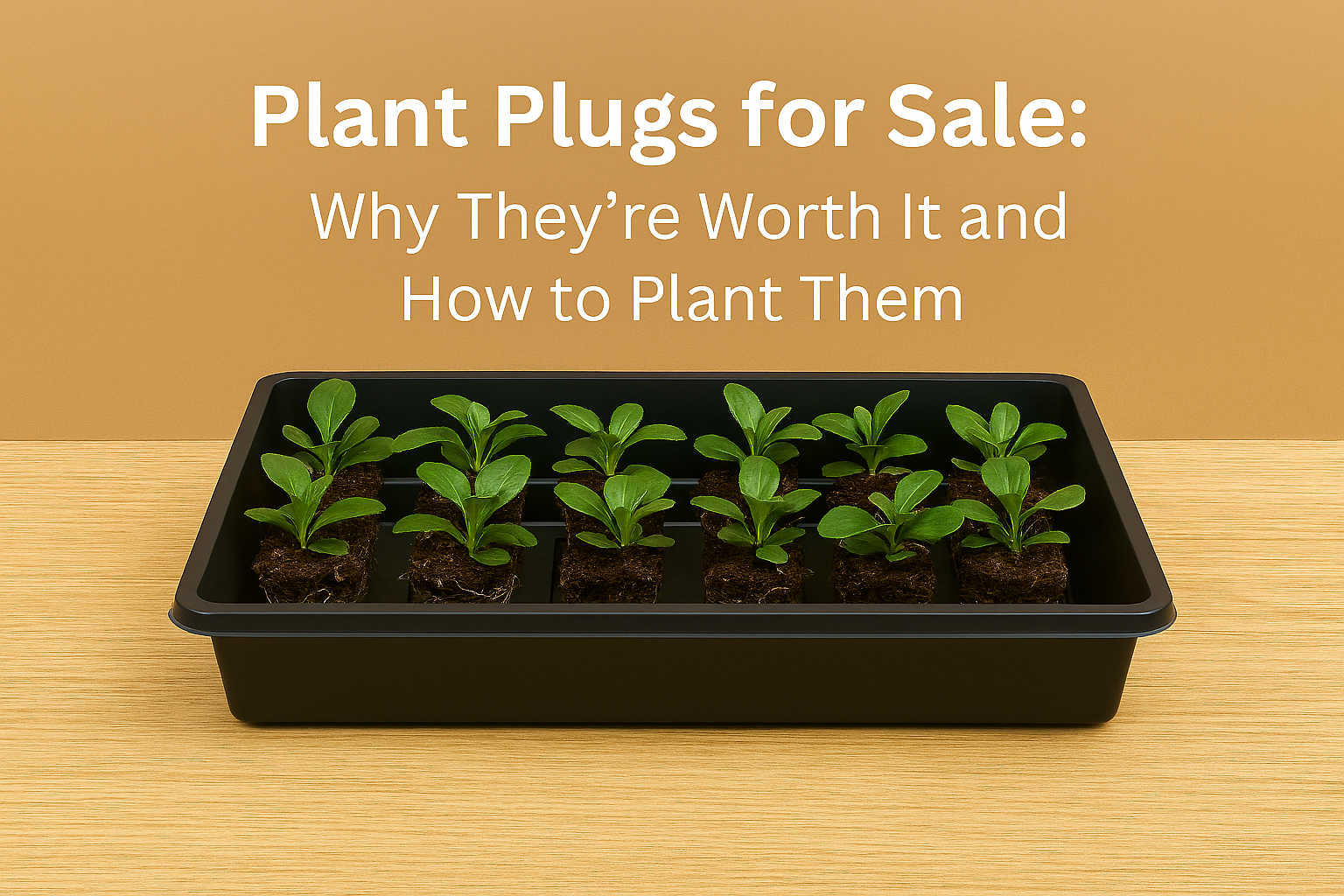 🌱 Plant Plugs for Sale: Why They’re Worth It and How to Plant Them