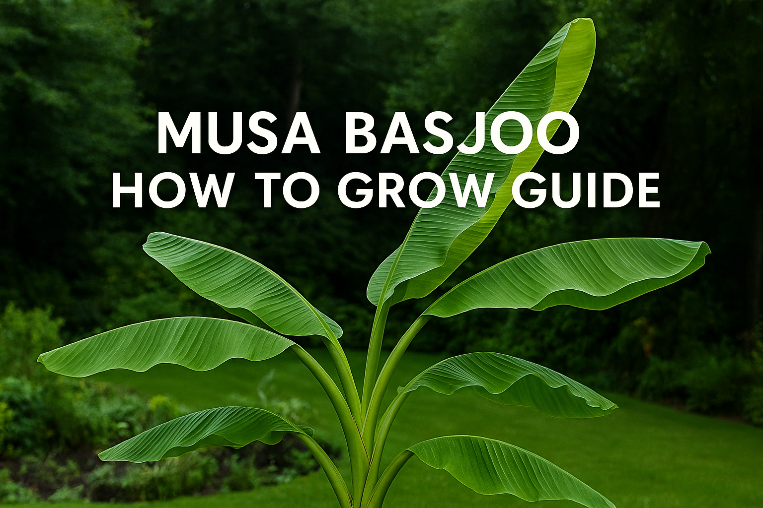 Musa Basjoo – How to Grow Guide
