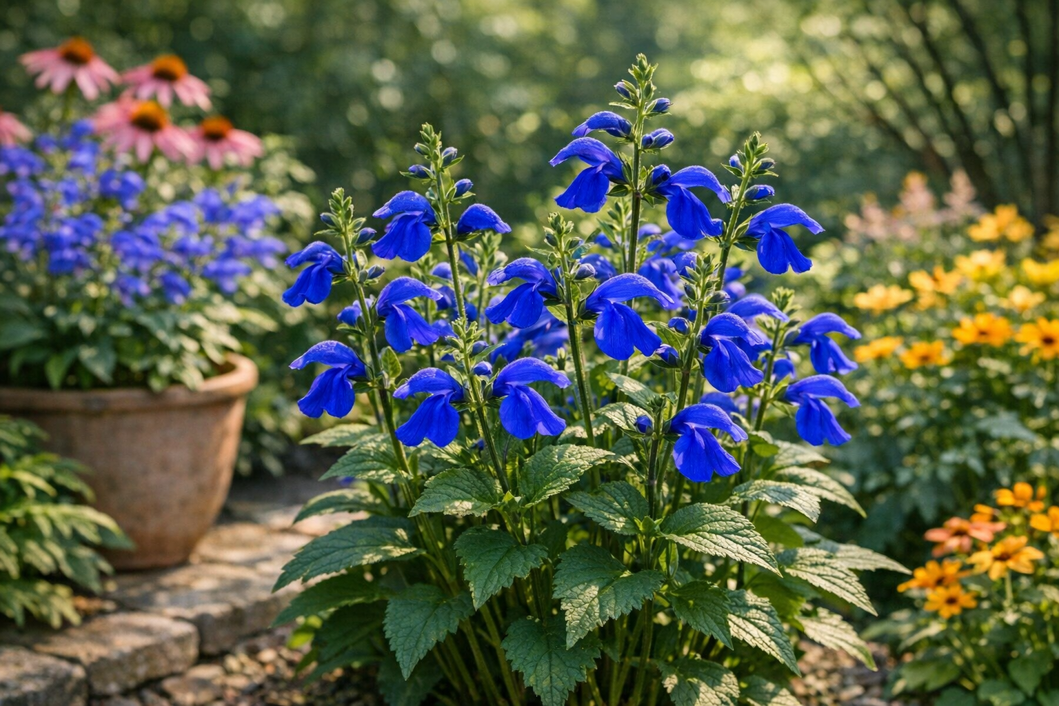 Salvia patens ‘Guanajuato’ for UK Gardens