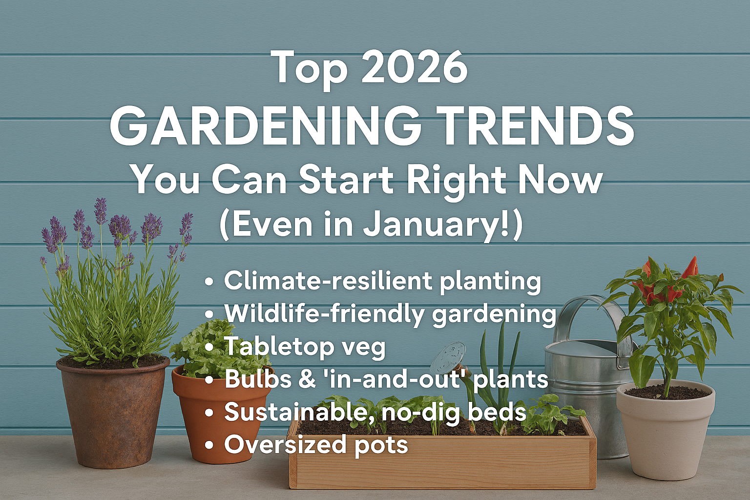 Top 2026 Gardening Trends You Can Start Right Now (Even in January!)