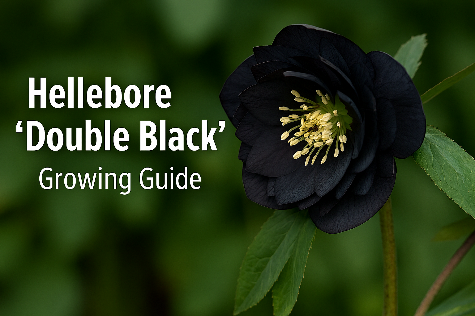 How to Grow Hellebore ‘Double Black’: Complete Guide for UK Gardens