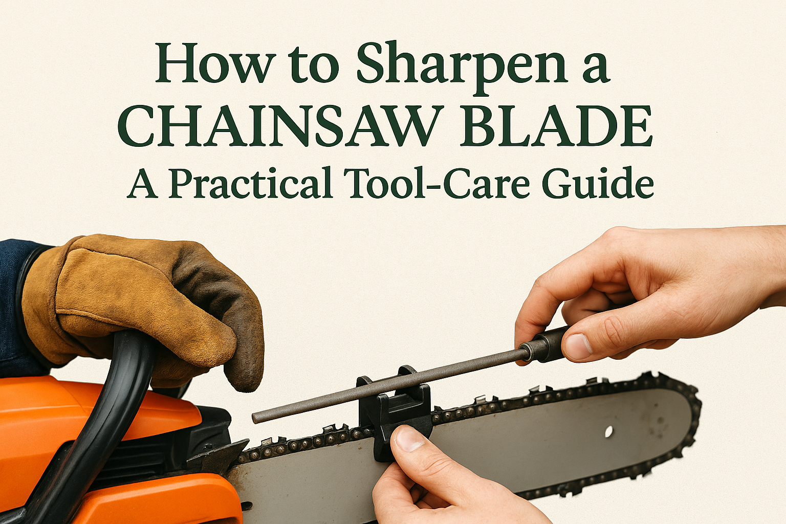 How to Sharpen a Chainsaw Blade: A Practical Tool‑Care Guide