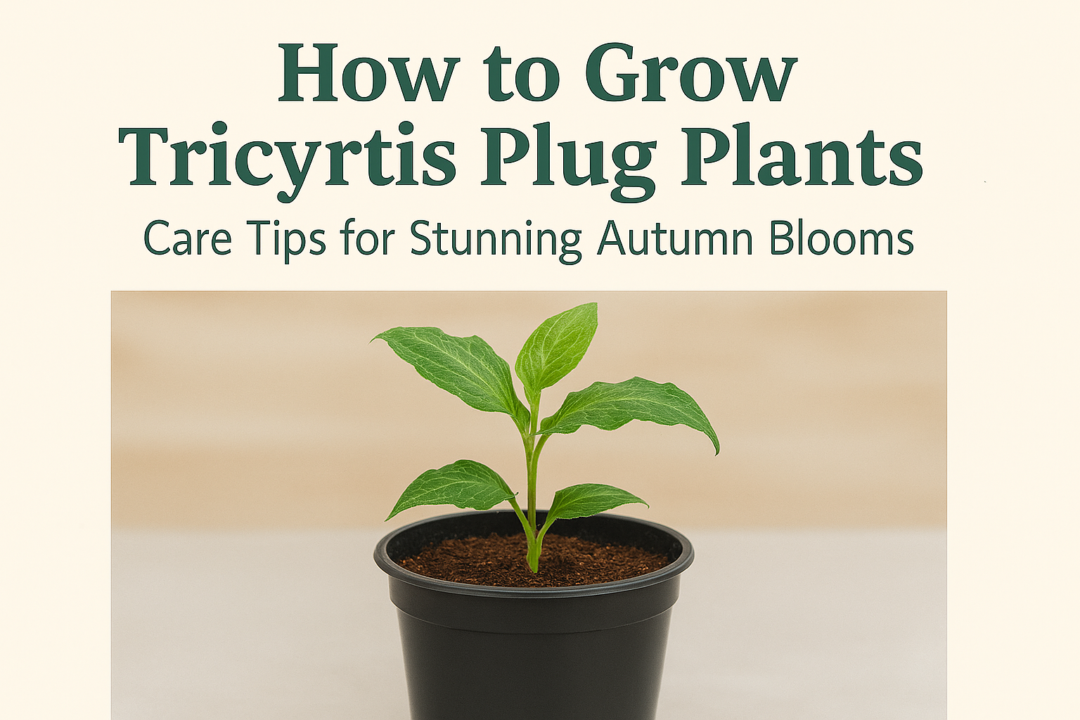 How to Grow Tricyrtis Plug Plants – Care Tips for Stunning Autumn Blooms