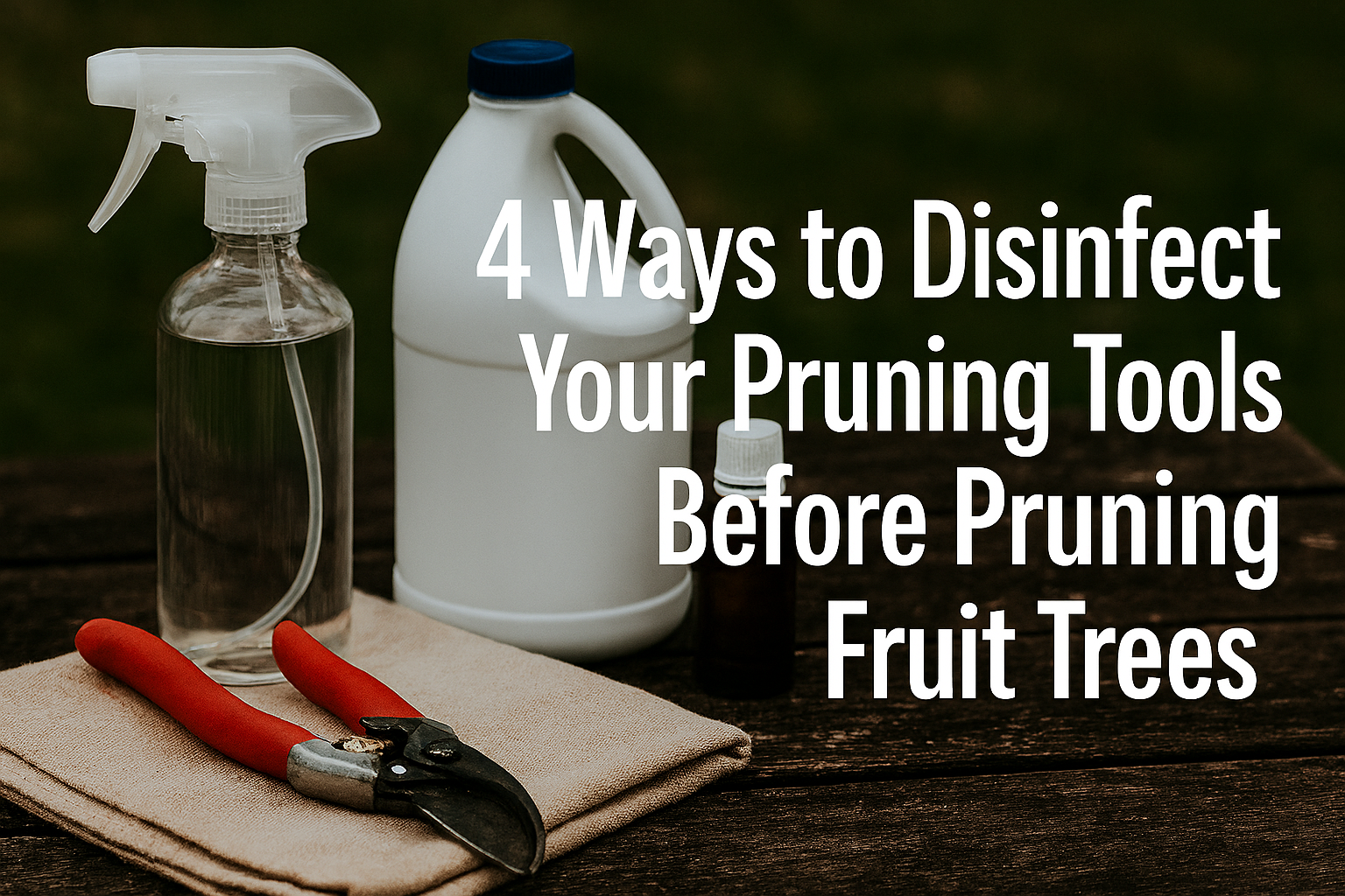 Preparing Your Tools for Fruit Tree Pruning: The Ultimate Cleaning & Disinfection Guide