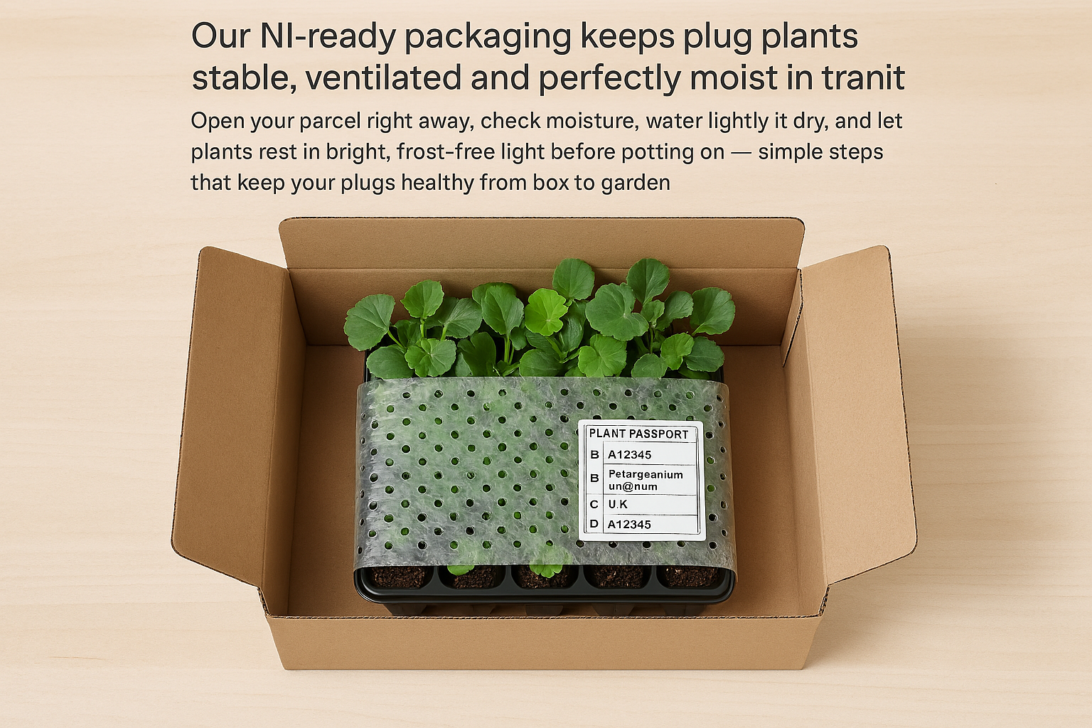 How We Pack Plug Plants for Northern Ireland: Unboxing & First Watering