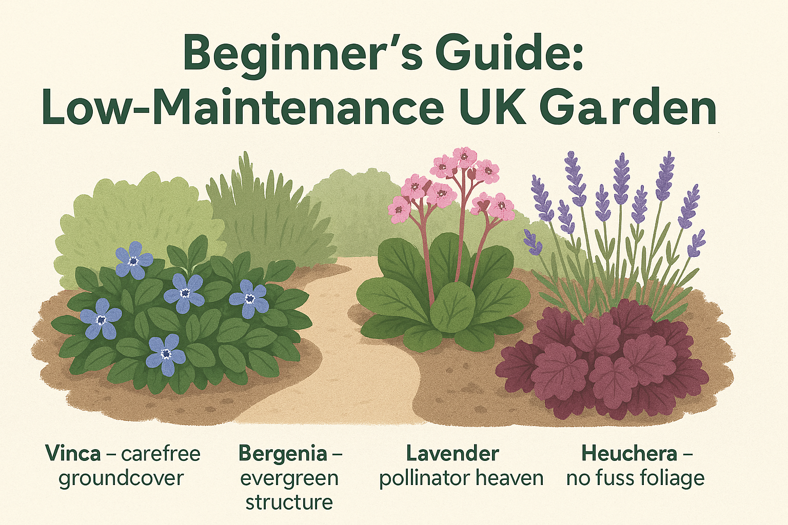 Beginner’s Guide: Low-Maintenance UK Garden