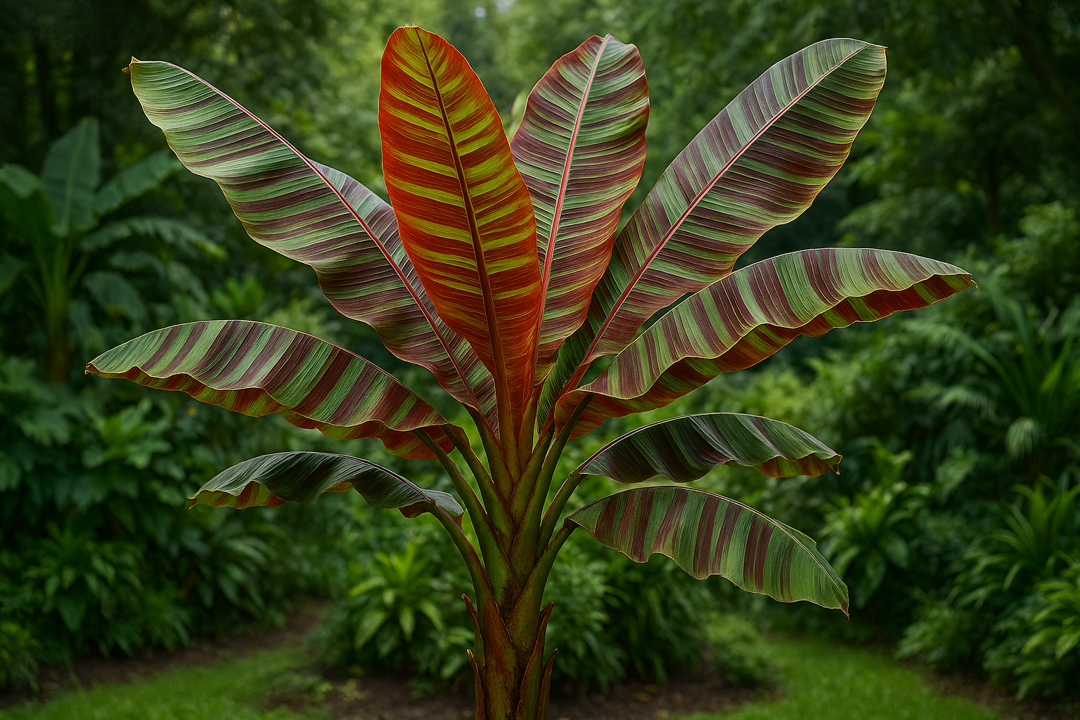 Musa sikkimensis ‘Bengal Tiger’: The Red‑Striped Hardy Banana for UK Tropical Gardens