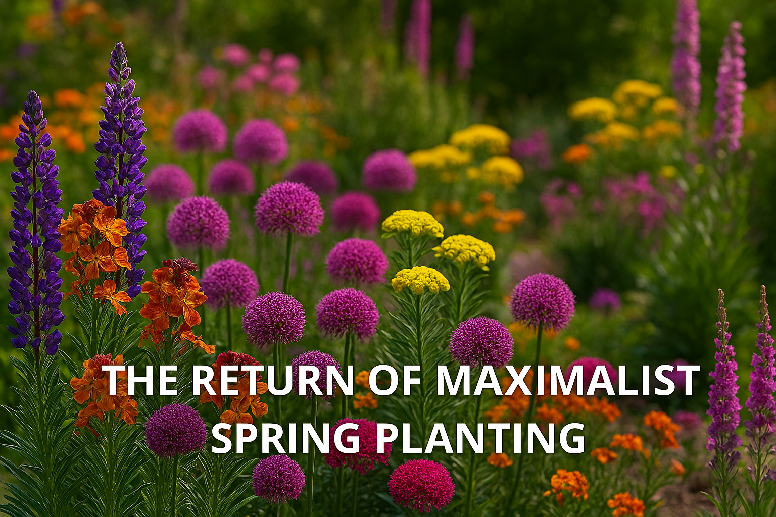 The Return of Maximalist Spring Planting